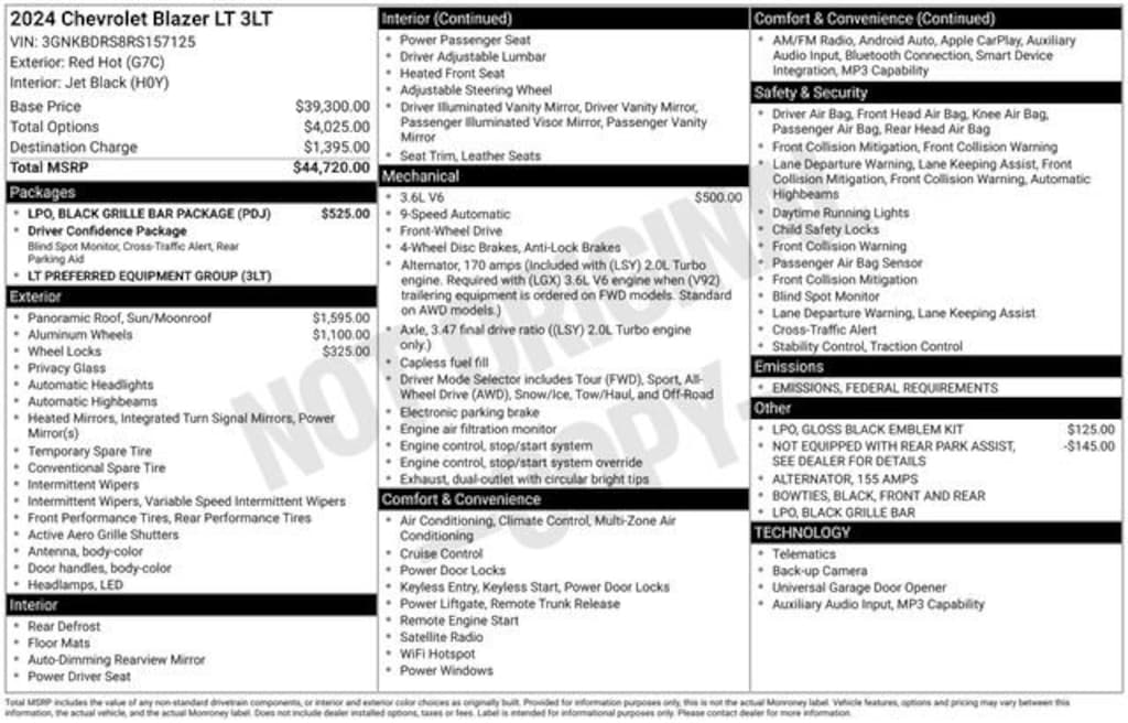 Used 2024 Chevrolet Blazer 3LT SUV