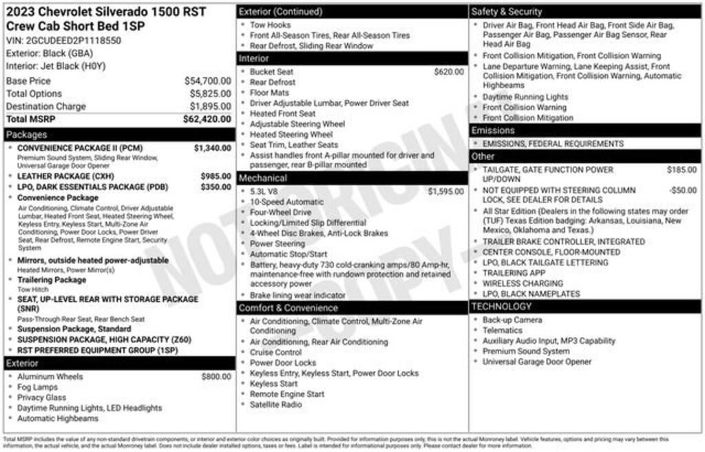 Used 2023 Chevrolet Silverado 1500 RST Truck