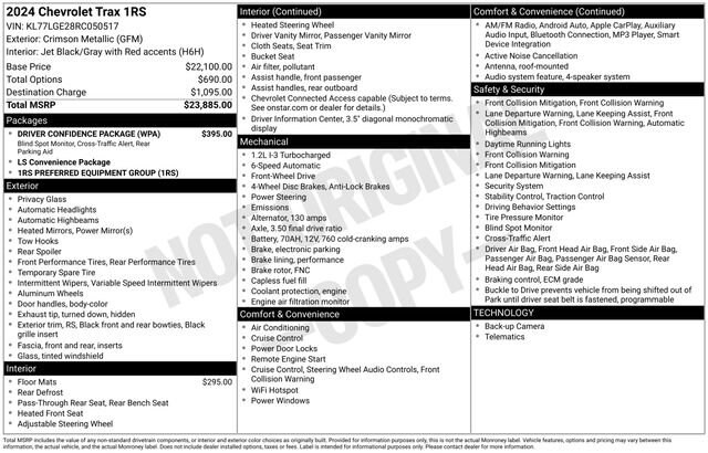 2024 Chevrolet Trax RS - Photo 33