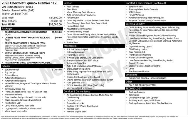 2023 Chevrolet Equinox Premier