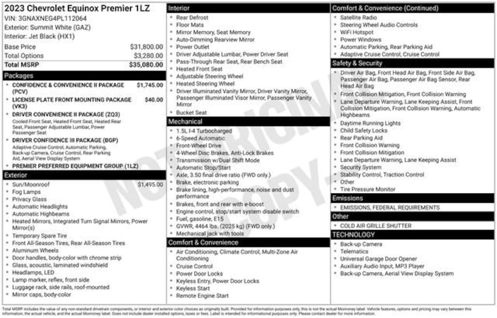 Used 2023 Chevrolet Equinox Premier SUV