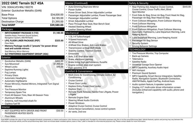 2022 GMC Terrain SLT - Photo 43