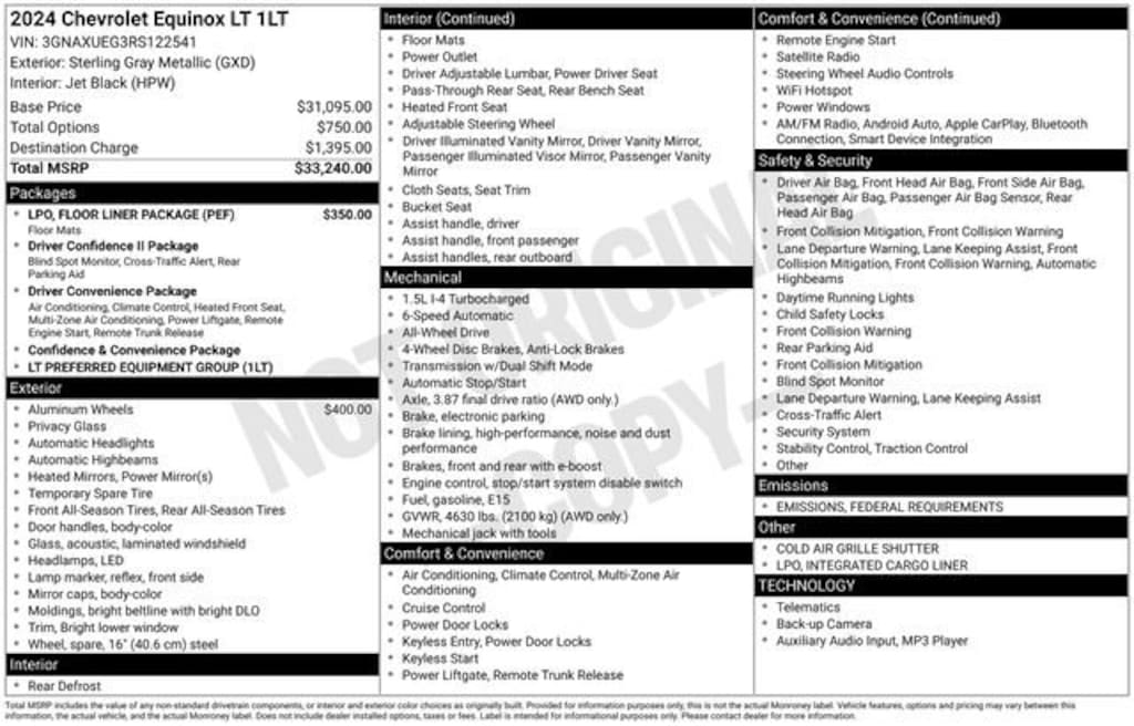 Used 2024 Chevrolet Equinox LT SUV