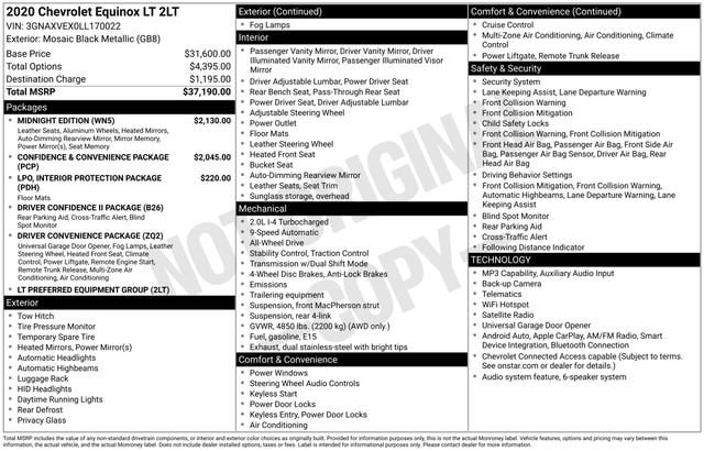 2020 Chevrolet Equinox LT - Photo 38