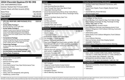 2024 Chevrolet Equinox EV 3RS SUV