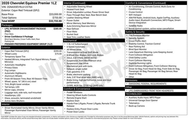2020 Chevrolet Equinox Premier