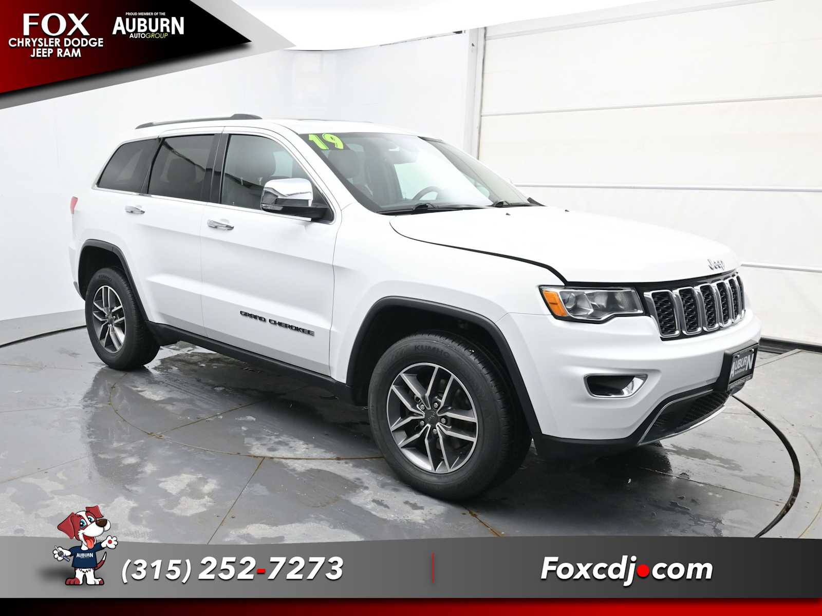 Used 2019 Jeep Grand Cherokee Limited with VIN 1C4RJFBG0KC854599 for sale in Auburn, NY