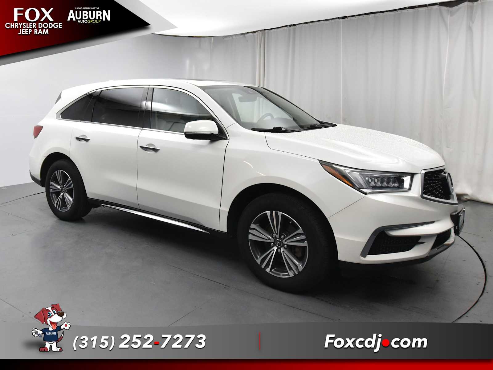 Used 2017 Acura MDX Base with VIN 5J8YD4H33HL008828 for sale in Auburn, NY