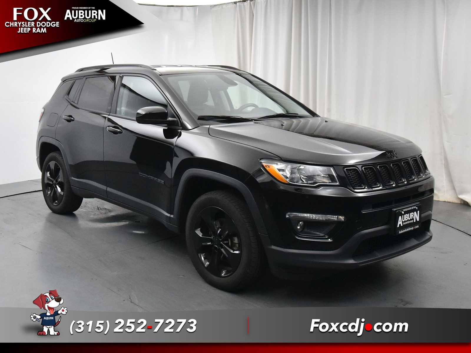 Used 2018 Jeep Compass Altitude with VIN 3C4NJDBB4JT395684 for sale in Auburn, NY