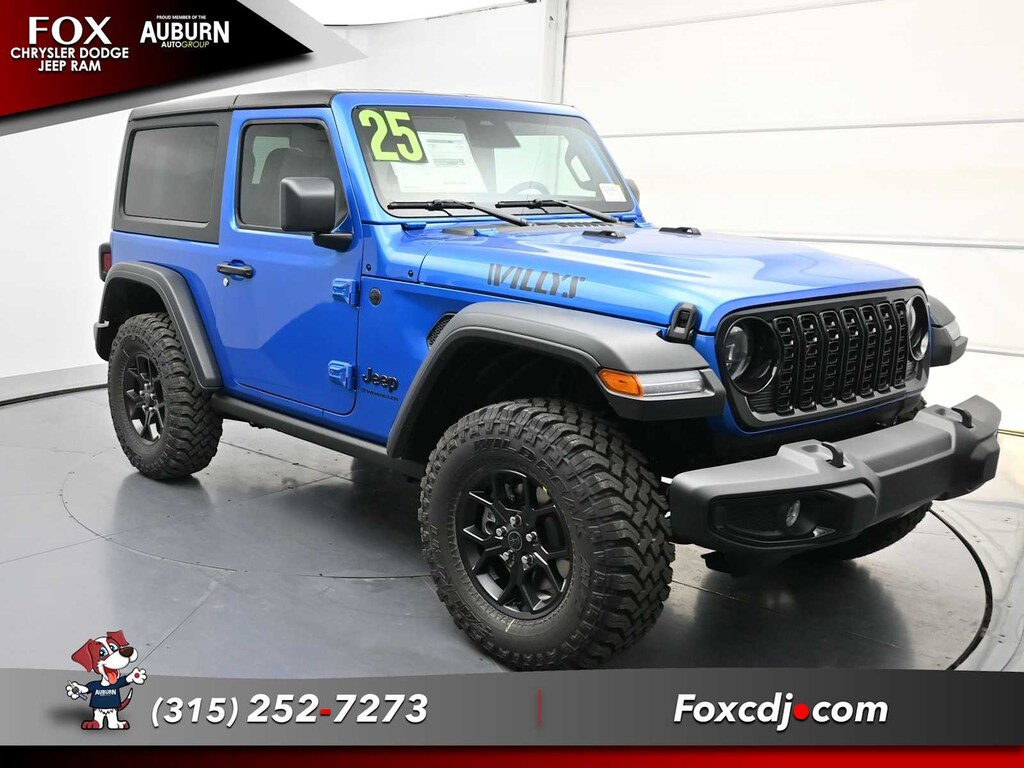 New 2025 Jeep Wrangler 2-DOOR WILLYS Sport Utility