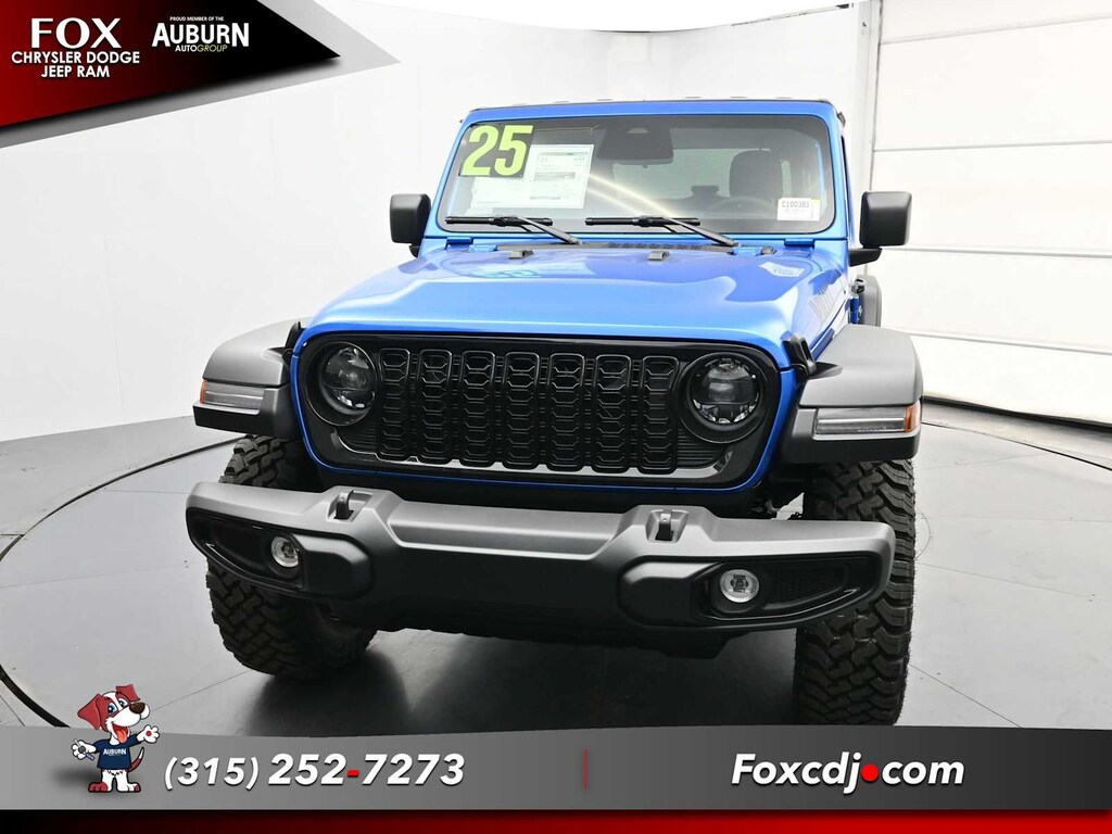 New 2025 Jeep Wrangler 2-DOOR WILLYS Sport Utility