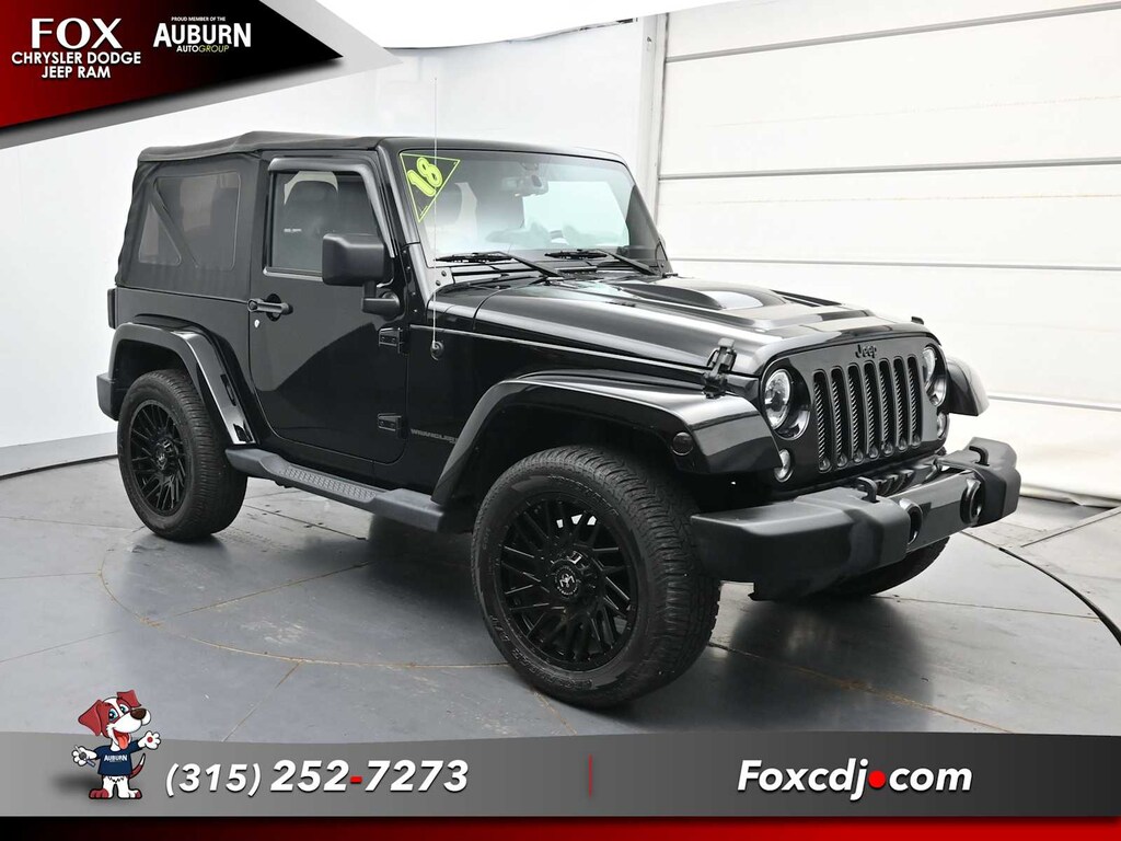 Used 2018 Jeep Wrangler JK Sahara 4x4 SUV