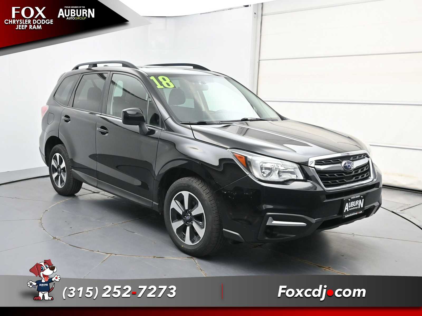 Used 2018 Subaru Forester Premium with VIN JF2SJAEC8JH583632 for sale in Auburn, NY