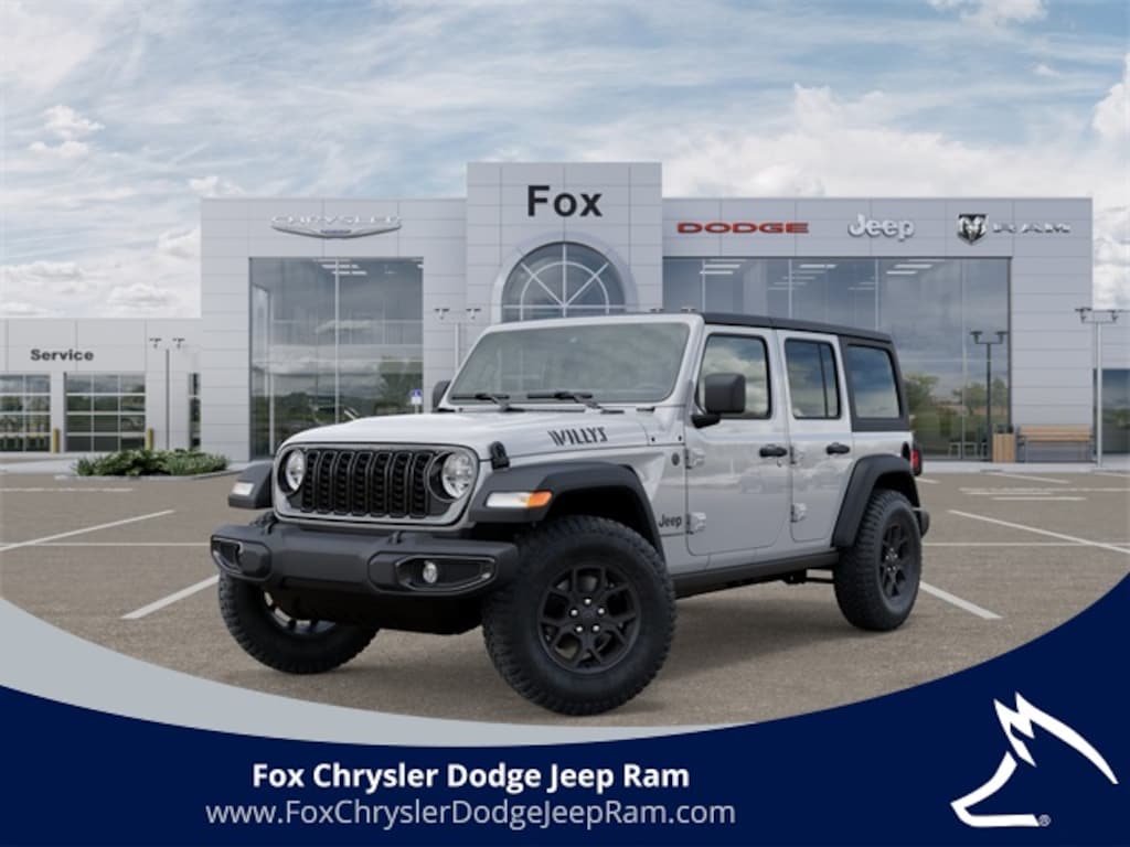 New 2025 Jeep Wrangler 4-DOOR WILLYS Sport Utility