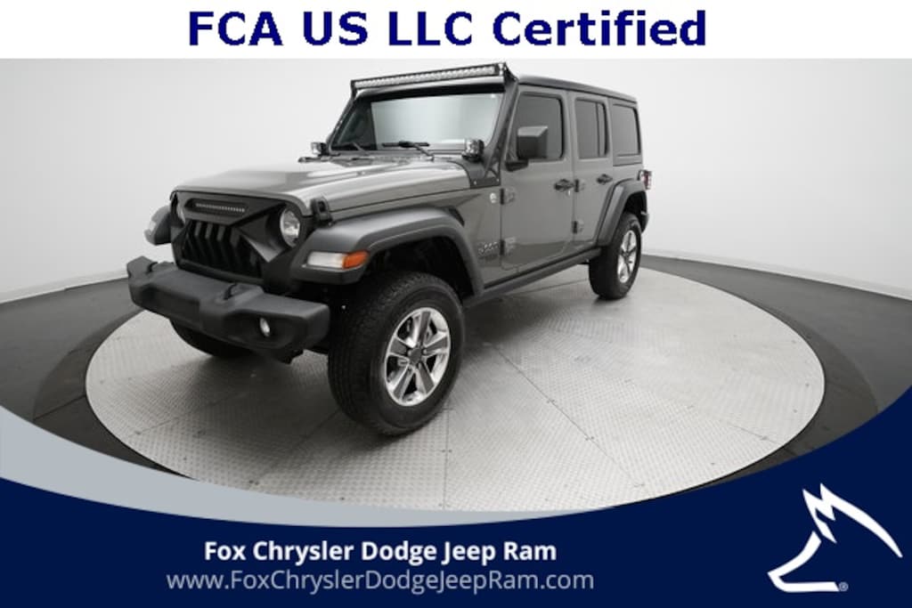 Used 2018 Jeep Wrangler Unlimited Sport 4x4 SUV