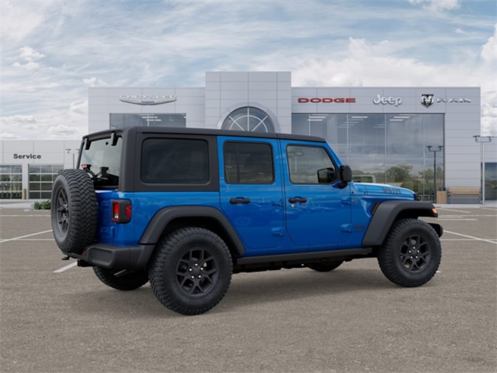 New 2025 Jeep Wrangler 4-DOOR WILLYS Sport Utility