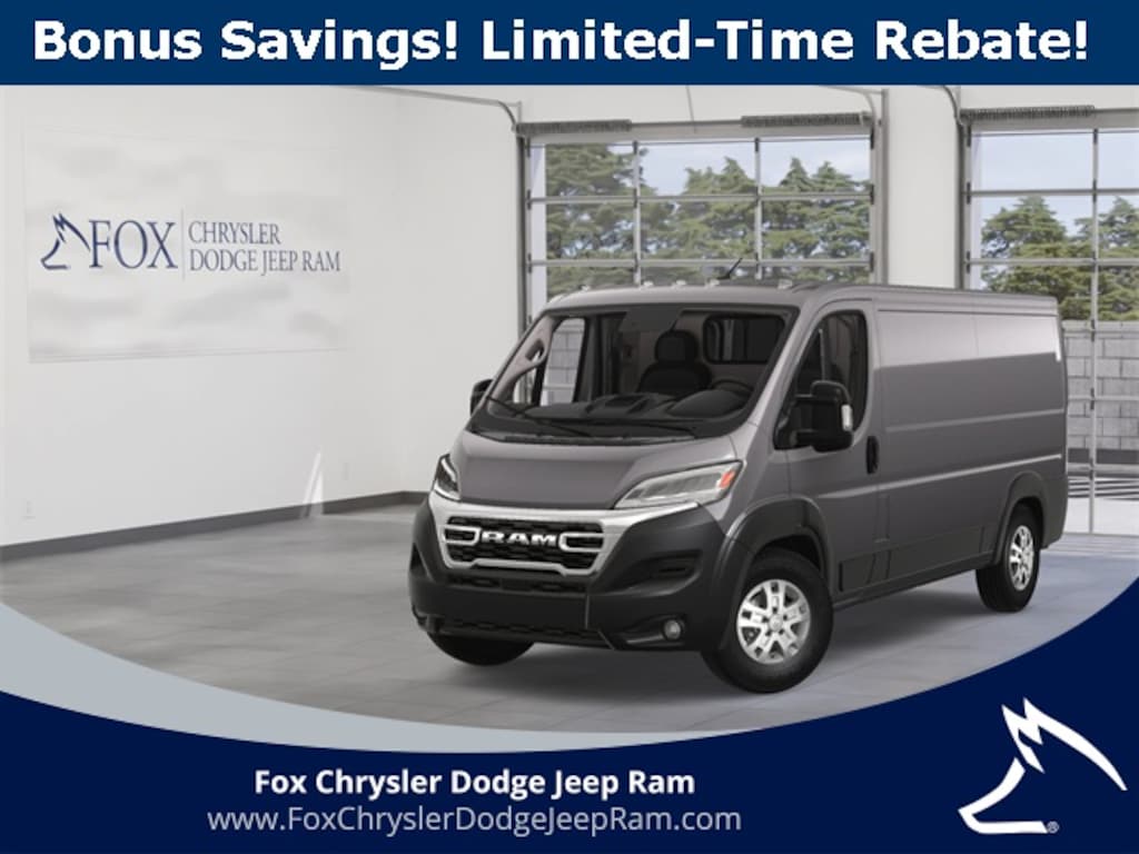 New 2024 Ram ProMaster PROMASTER 3500 SLT CARGO VAN LOW ROOF 136' WB Cargo Van