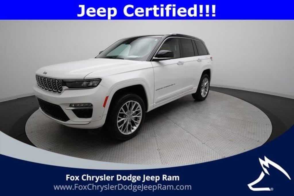 Certified 2023 Jeep Grand Cherokee Summit SUV