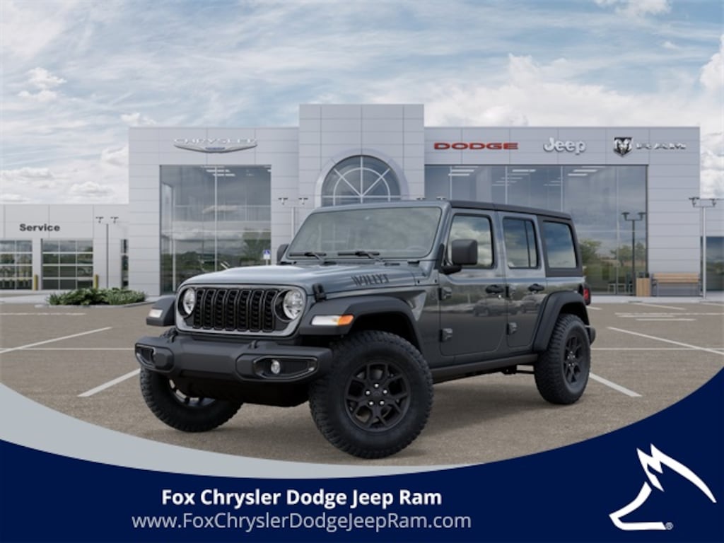 New 2025 Jeep Wrangler 4-DOOR WILLYS Sport Utility
