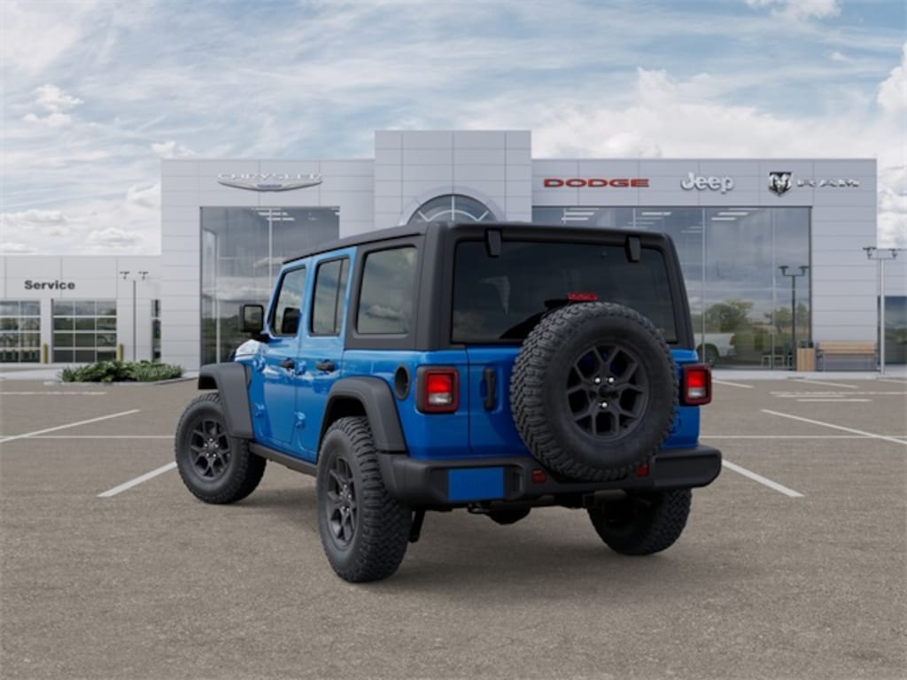 New 2025 Jeep Wrangler 4-DOOR WILLYS Sport Utility