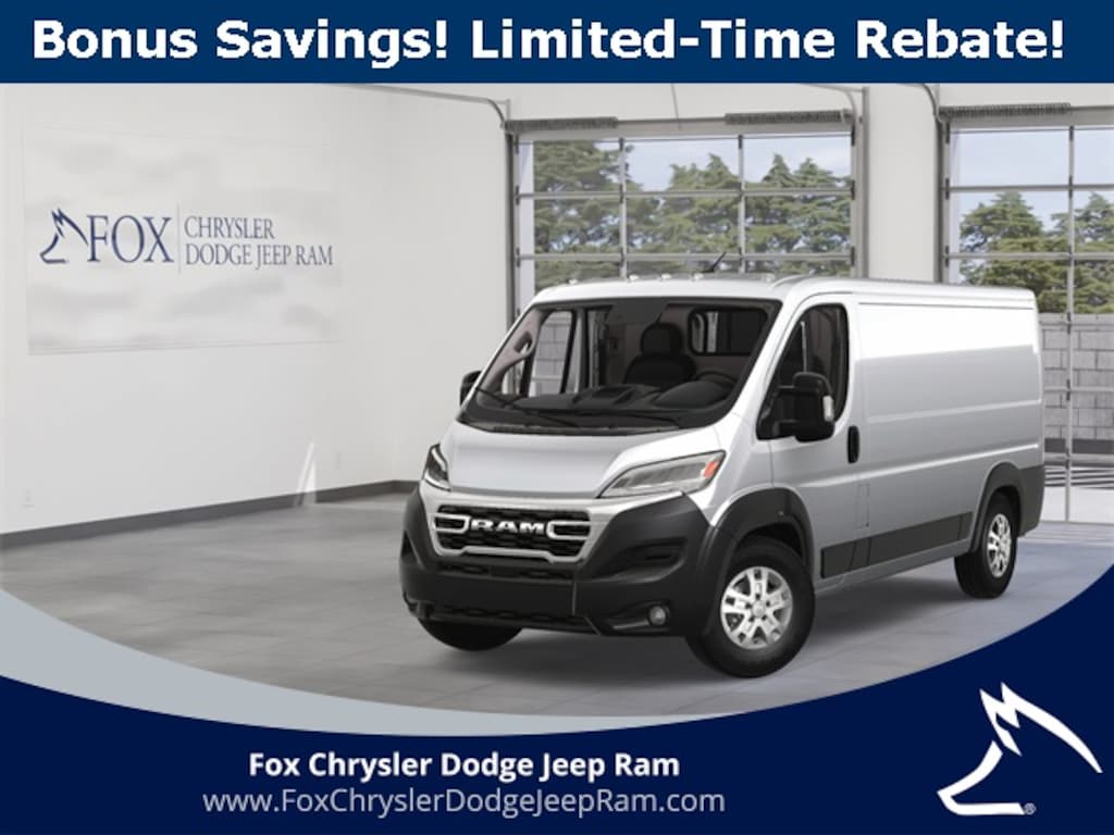 New 2024 Ram ProMaster PROMASTER 3500 SLT CARGO VAN LOW ROOF 136' WB Cargo Van