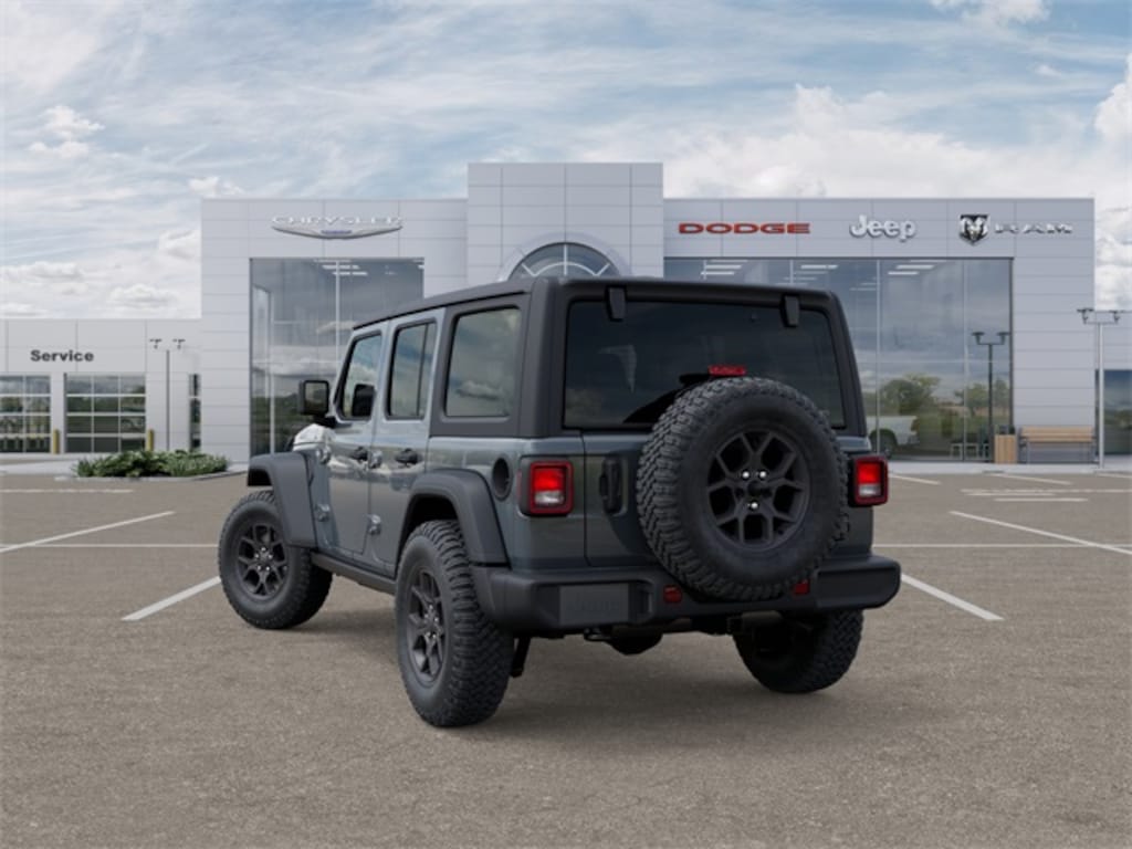 New 2025 Jeep Wrangler 4-DOOR WILLYS Sport Utility