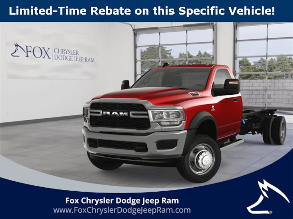 New 2024 Ram 5500 Chassis Cab 5500 TRADESMAN CHASSIS REGULAR CAB 4X2 108' CA Pickup