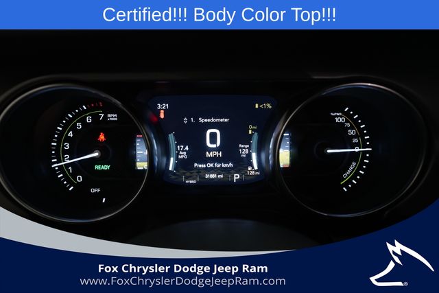 Used 2023 Jeep Wrangler 4xe Rubicon 4XE with VIN 1C4JJXR62PW580747 for sale in Grand Rapids, MI