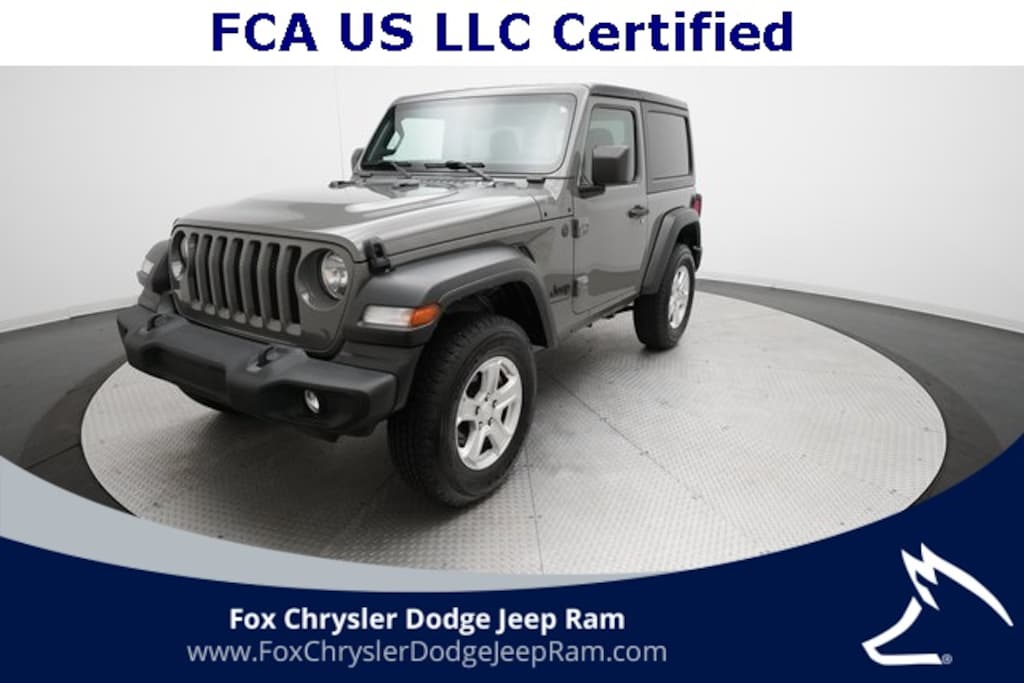 Certified 2022 Jeep Wrangler Sport SUV