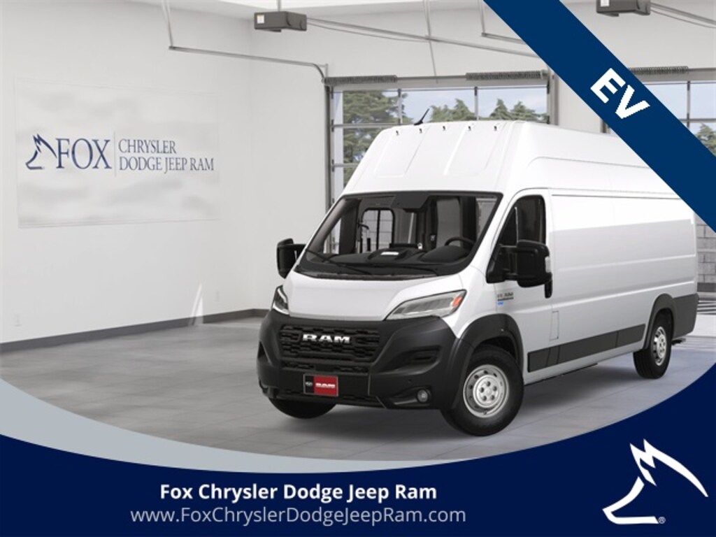 New 2024 Ram ProMaster PROMASTER EV SUPER HIGH ROOF 159â WB EXT Cargo Van