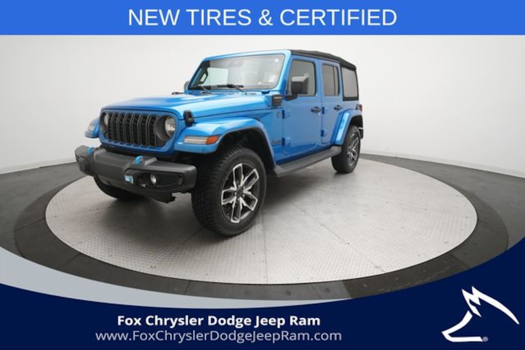 Used 2024 Jeep Wrangler 4xe Sport SUV