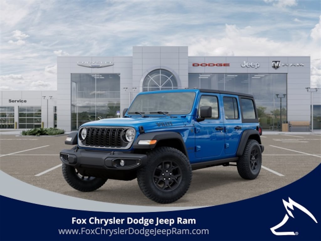 New 2025 Jeep Wrangler 4-DOOR WILLYS Sport Utility