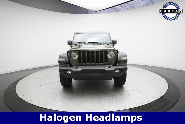 Used 2021 Jeep Wrangler Unlimited Sport with VIN 1C4HJXDGXMW870177 for sale in Grand Rapids, MI