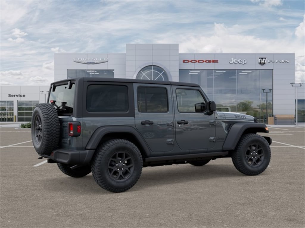 New 2025 Jeep Wrangler 4-DOOR WILLYS Sport Utility