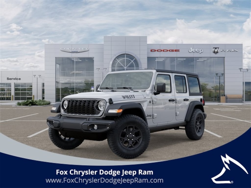 New 2025 Jeep Wrangler 4-DOOR WILLYS Sport Utility