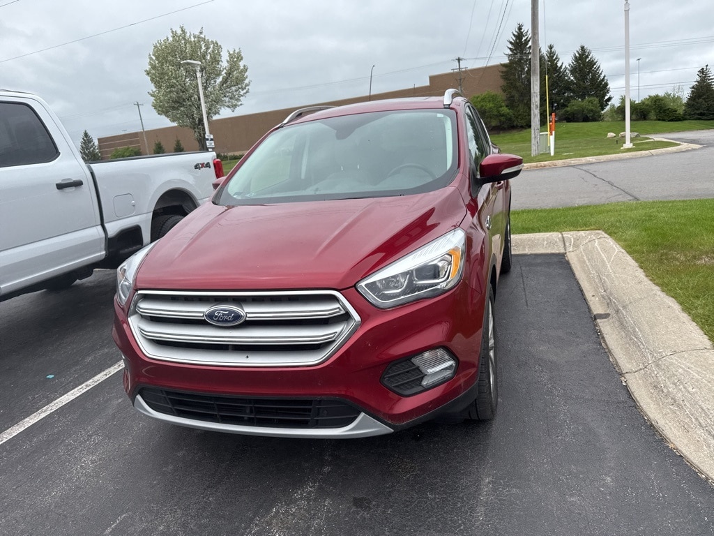 Certified 2018 Ford Escape Titanium with VIN 1FMCU9J91JUD43053 for sale in Holland, MI