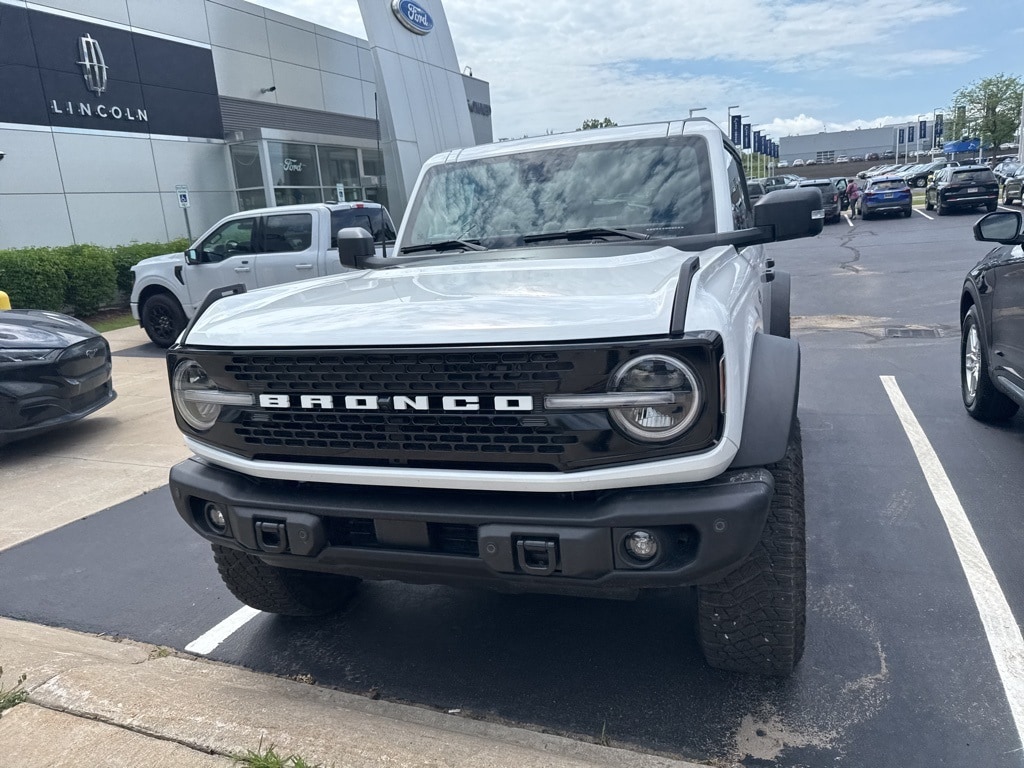 Certified 2023 Ford Bronco 4-Door Wildtrak with VIN 1FMEE5DP7PLC15472 for sale in Traverse City, MI