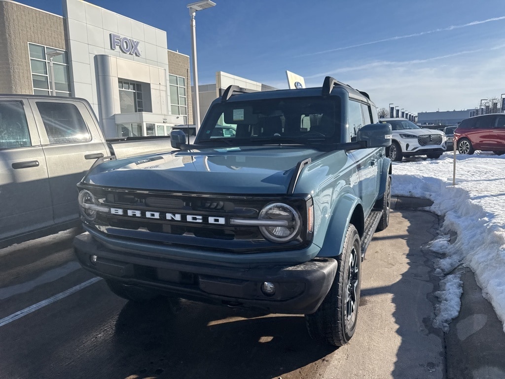 Certified 2023 Ford Bronco 4-Door Outer Banks with VIN 1FMDE5DH7PLA83527 for sale in Traverse City, MI