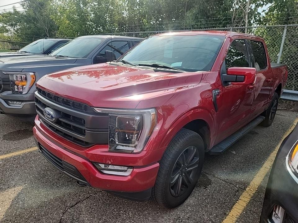 Used 2022 Ford F-150 Lariat with VIN 1FTFW1E57NFB17646 for sale in Traverse City, MI