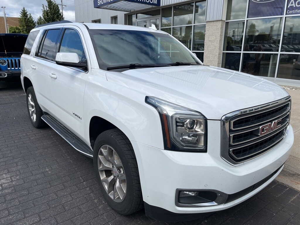 Certified 2019 GMC Yukon SLT Standard Edition with VIN 1GKS2DKC1KR377828 for sale in Traverse City, MI