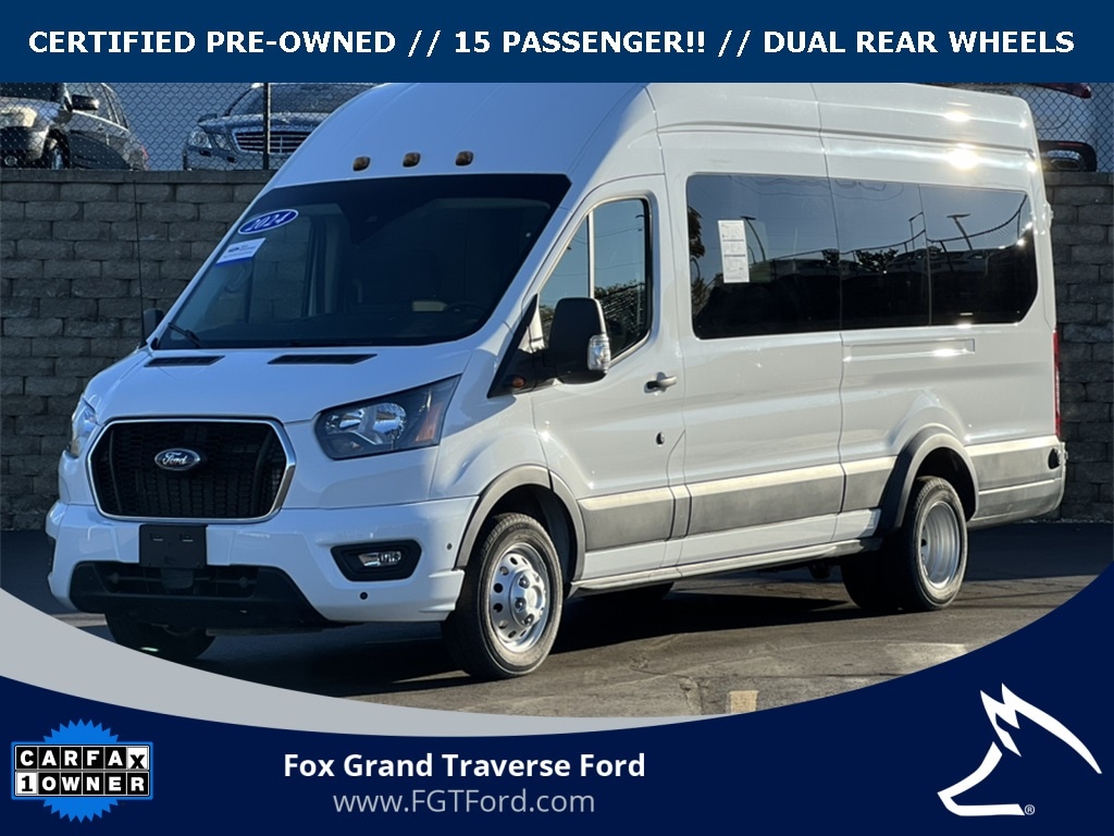 Certified 2024 Ford Transit-350 Passenger XLT Wagon High Roof HD Ext. Van
