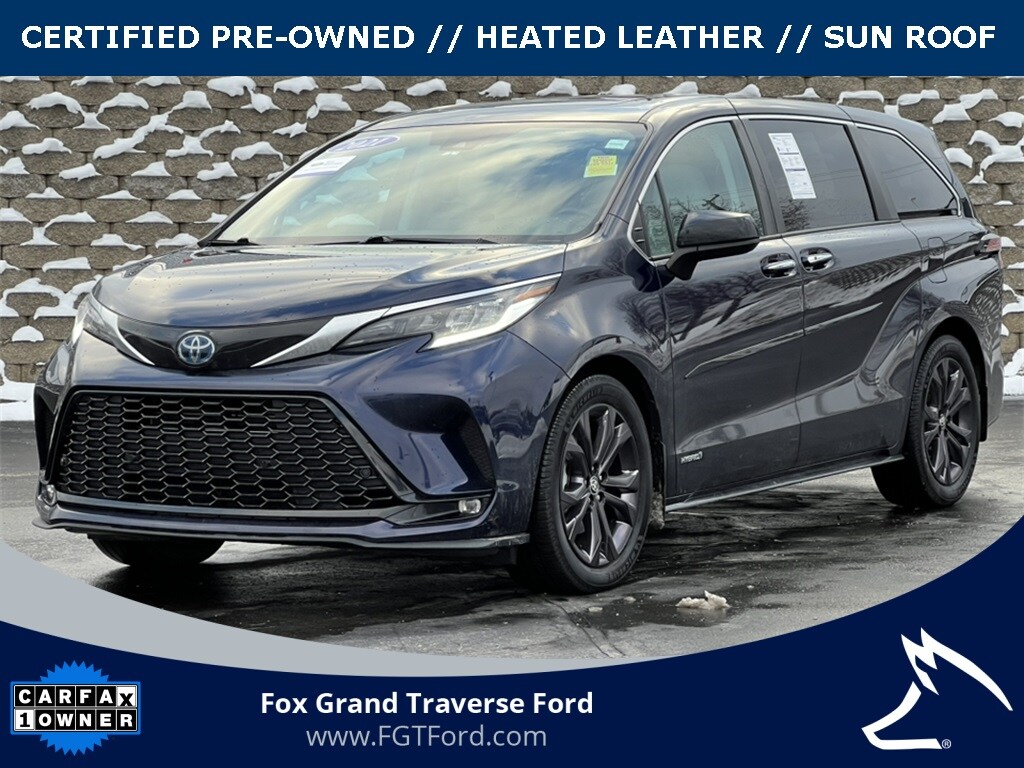 Certified 2021 Toyota Sienna XSE 7 Passenger Van