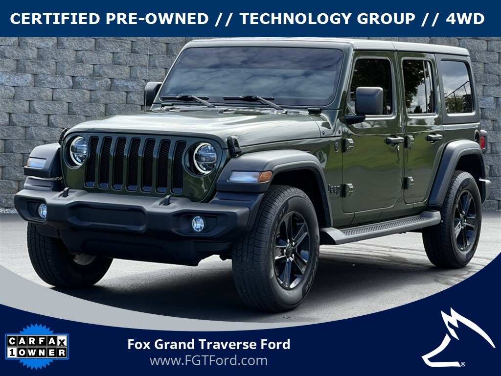 Certified 2022 Jeep Wrangler Unlimited Sport SUV