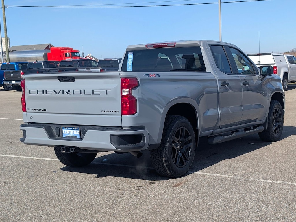 Certified 2024 Chevrolet Silverado 1500 Custom Truck Double Cab