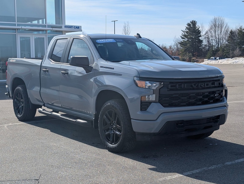 Certified 2024 Chevrolet Silverado 1500 Custom Truck Double Cab