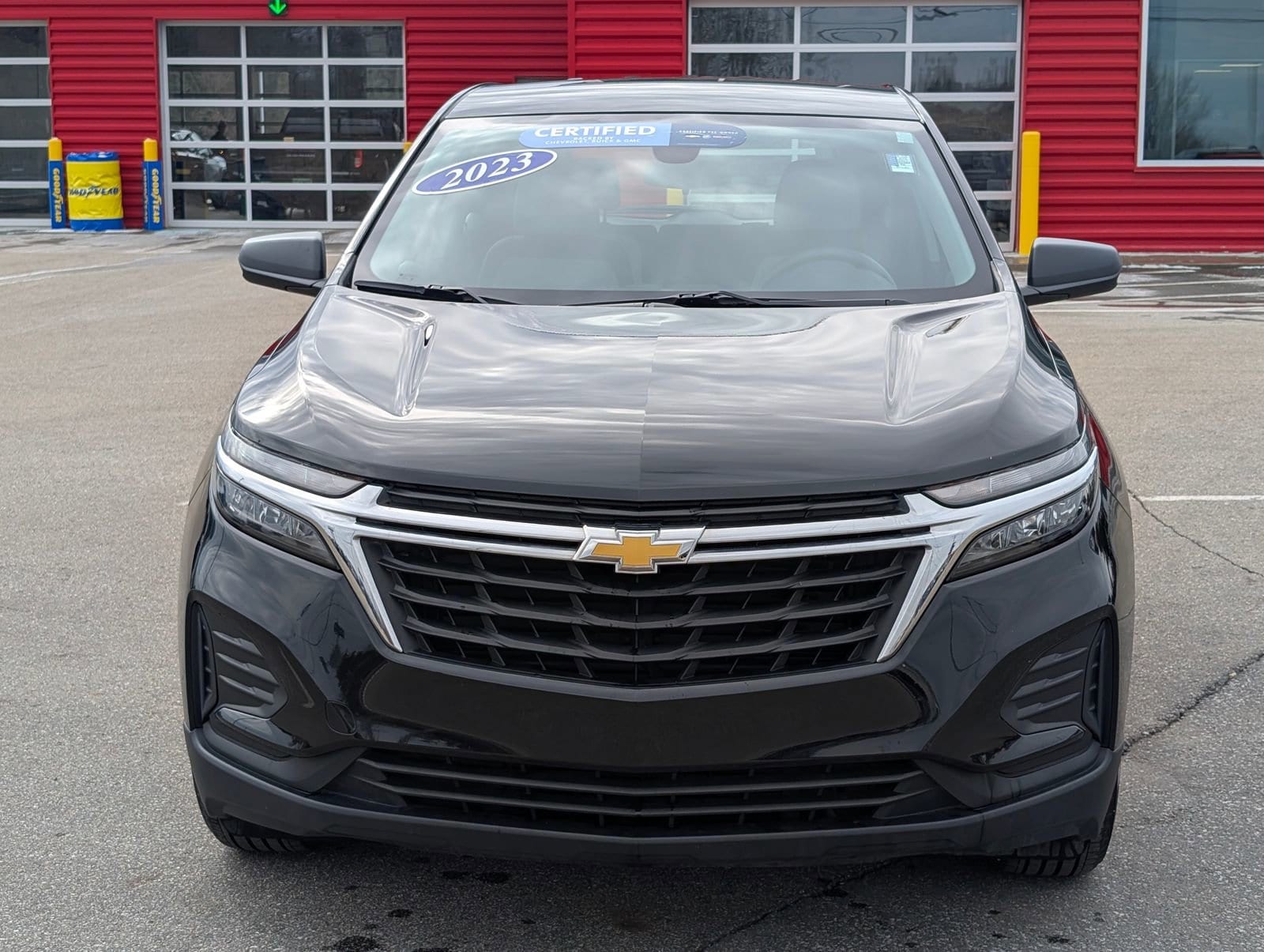 Certified 2023 Chevrolet Equinox LS with VIN 3GNAXHEG0PL217184 for sale in Greenville, MI