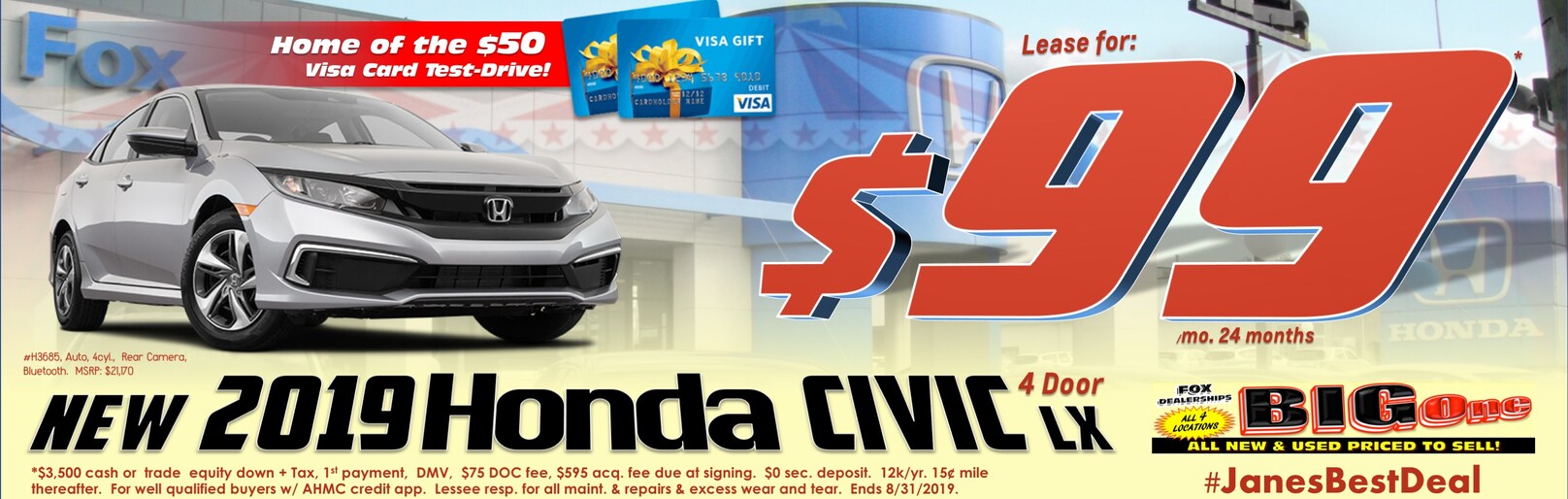 Honda Dealership Fox Honda Auburn, NY