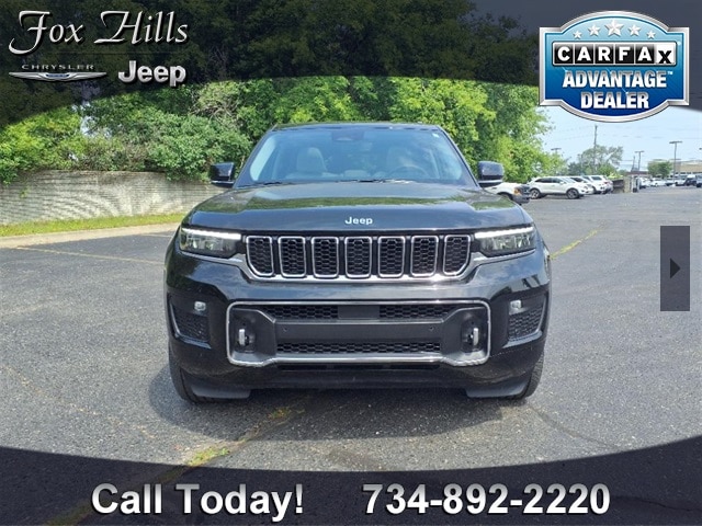 Certified 2023 Jeep Grand Cherokee Overland with VIN 1C4RJHDG5P8741184 for sale in Plymouth, MI