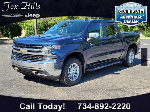 Used 2020 Chevrolet Silverado 1500 LT with VIN 3GCUYDED2LG166260 for sale in Plymouth, MI