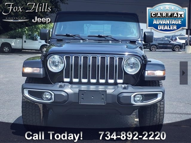 Used 2019 Jeep Wrangler Unlimited Sahara with VIN 1C4HJXEG2KW609993 for sale in Plymouth, MI